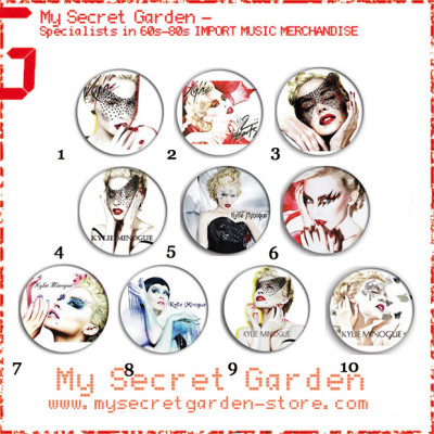 Kylie Minogue - X Pinback Button Badge Set ( or Hair Ties / 4.4 cm Badge / Magnet / Keychain Set )